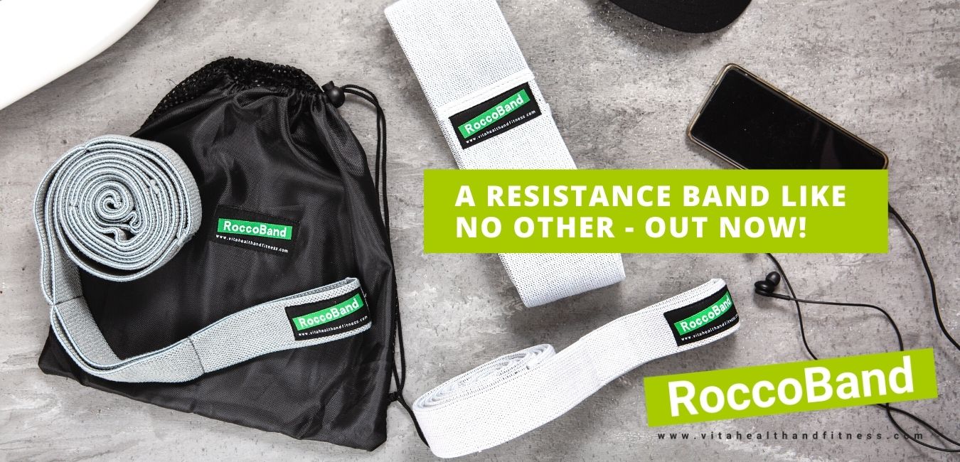 Roccoband resistance band for Yoga and Pilates